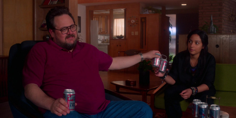 Budweiser Light Beer Cans in For All Mankind S02E08