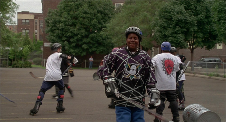 CCM Hockey Gloves of Kenan Thompson as Russ Tyler in D3 The Mighty Ducks (1996)