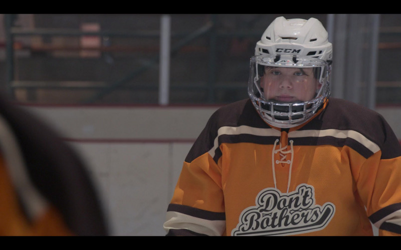 CCM Hockey Helmet Worn by Maxwell Simkins as Nick Gaines in The Mighty Ducks Game Changers S01E02 Dusters (2021)