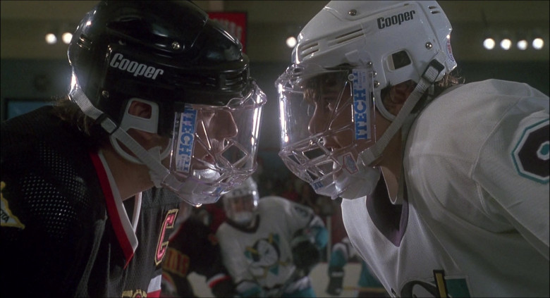 Cooper Hockey Helmets and Itech Face Shields in D3 The Mighty Ducks 3 Movie (13)