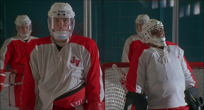 Cooper Hockey Helmets and Itech Face Shields in D3 The Mighty Ducks 3 Movie (2)