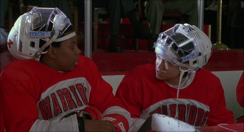 Cooper Hockey Helmets and Itech Face Shields in D3 The Mighty Ducks 3 Movie (5)