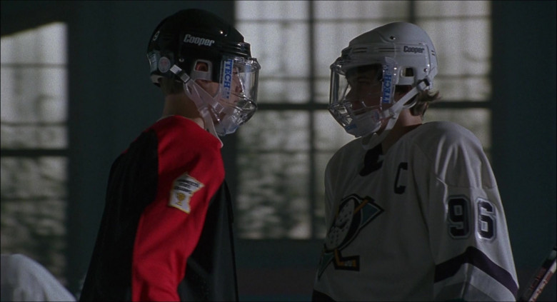 Cooper Hockey Helmets and Itech Face Shields in D3 The Mighty Ducks 3 Movie (7)