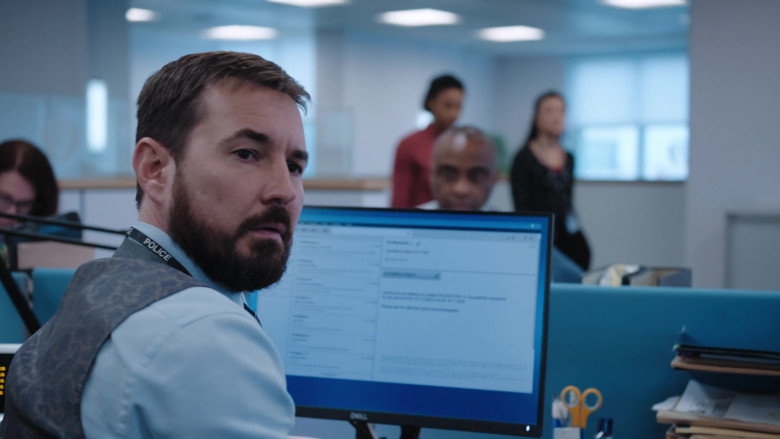 Dell PC Monitors in Line of Duty S06E04 TV Show 2021 (2)