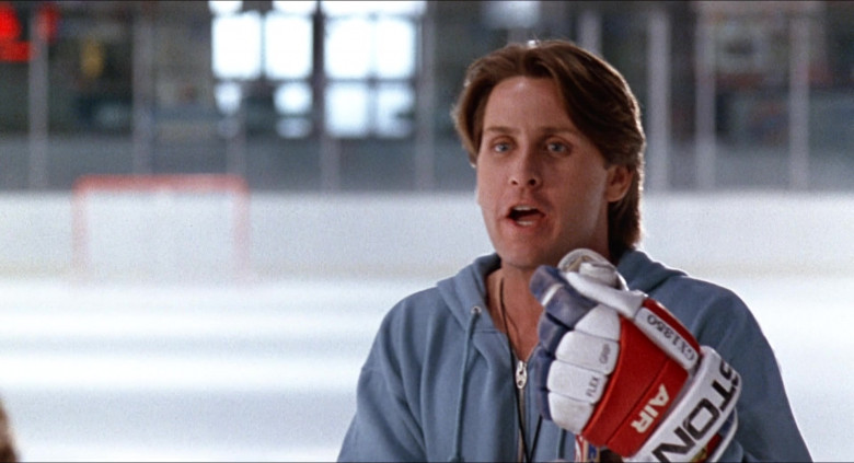 Easton Hockey Gloves of Emilio Estevez as Gordon Bombay in D2 The Mighty Ducks 1994 (1)