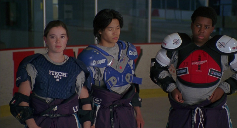 Itech, Cooper and Vaughn Hockey Shoulder Pads in D3 The Mighty Ducks (1996)