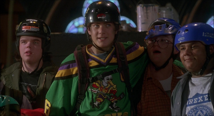 Itech Helmet Of Elden Henson As Fulton Reed In D3: The Mighty Ducks (1996)