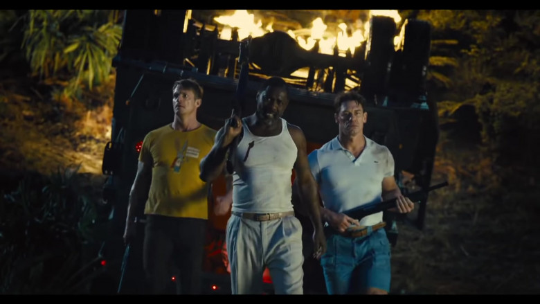 John Cena as Peacemaker Wears Lacoste Polo Shirt in The Suicide Squad 2 (2021) Movie