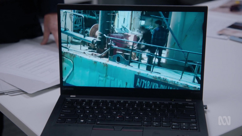 Lenovo ThinkPad X1 Carbon Laptop in Harrow S03E10 Ab Initio 2 (2021)