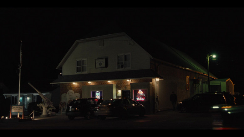 Miller Lite, Coors Light and Budweiser Neon Sign in Mare of Easttown Episode 1 Miss Lady Hawk Herself (2021)