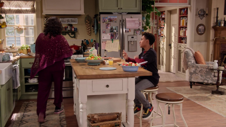 Nike Air Force 1 Low BHM Black History Month Sneakers of Cameron J. Wright as Mazzi McKellan in Family Reunion S03E07 (1)