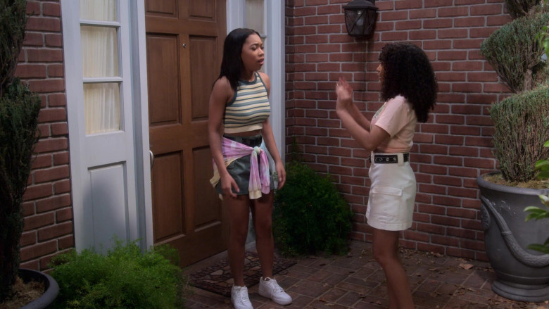 Nike Air Force 1 Shoes of Kyla-Drew as Sasha Dixon in Dad Stop Embarrassing Me! S01E06 #ThrillaOnTheGrilla (2021)