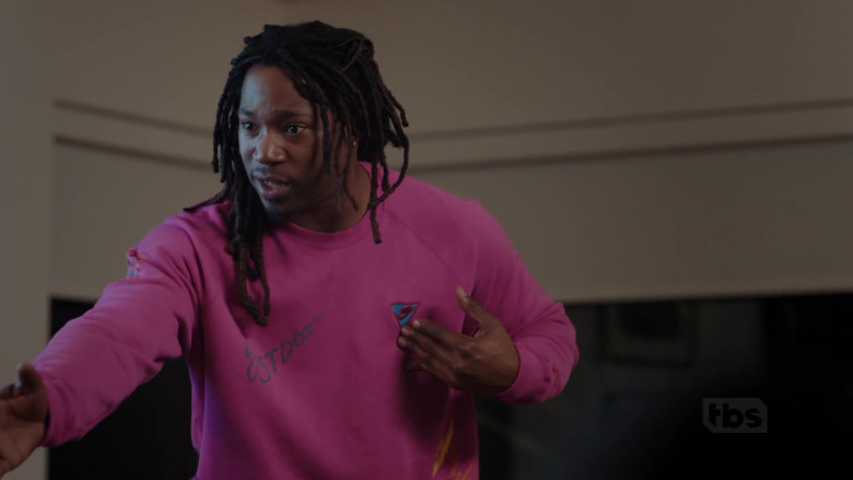 Nike Men's Pink Sweatshirt in Chad S01E03 Ikrimah Breakup (2021)