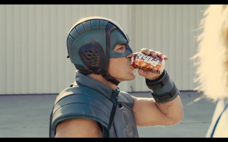 Pibb Xtra Soft Drink Enjoyed by Nathan Fillion as T.D.K. in The Suicide Squad 2 (2021)
