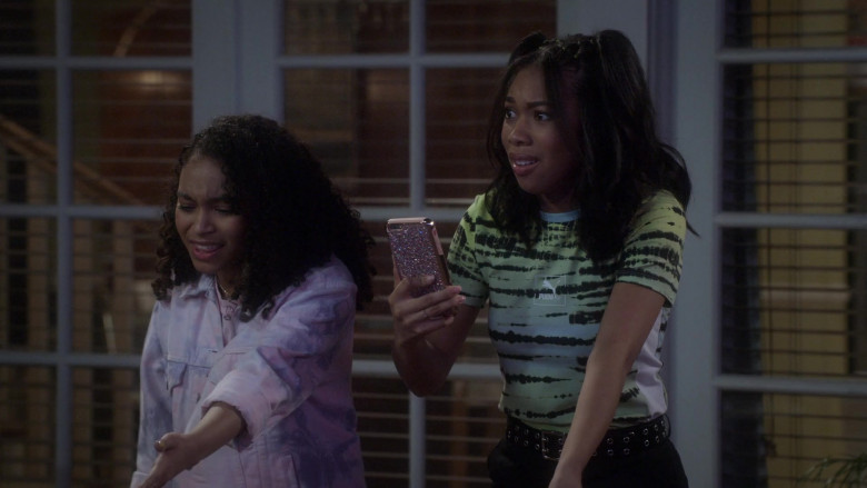 Puma Women's Tee of Kyla-Drew as Sasha in Dad Stop Embarrassing Me! S01E08 Netflix TV Show (2)