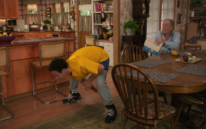 Reebok Pump Black Basketball Shoes Worn by Troy Gentile as Barry Norman Goldberg in The Goldbergs S08E15 (2)