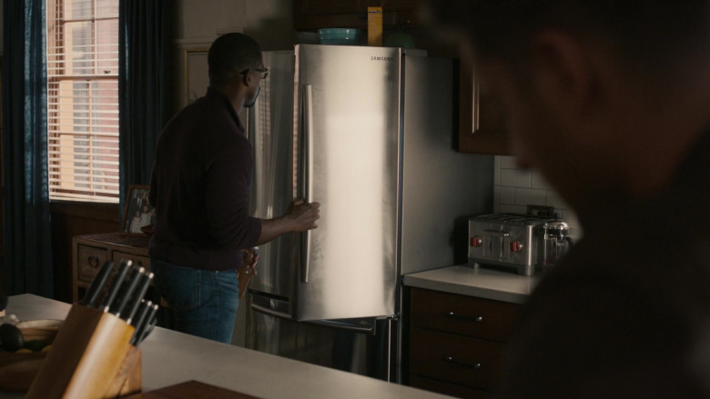 Samsung Refrigerator in This Is Us S05E13 Brotherly Love (2021)