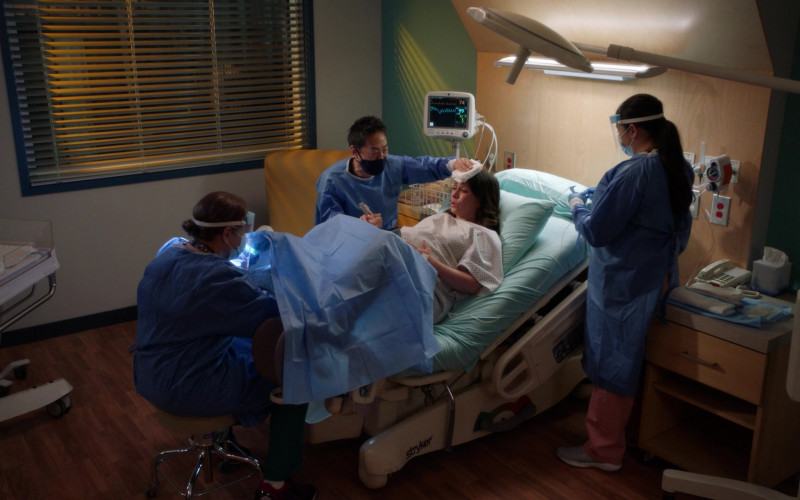 Stryker Hospital Bed in 9-1-1 S04E09 Blindsided (2021)