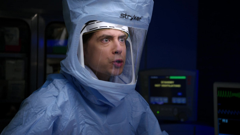 Stryker Personal Protection Equipment Worn by Doctors in Chicago Med S06E11 TV Show 2021 (7)