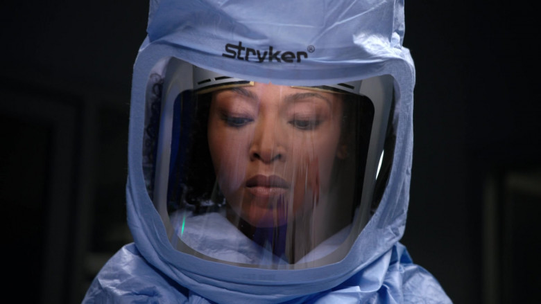 Stryker Personal Protection Equipment Worn by Doctors in Chicago Med S06E11 TV Show 2021 (8)
