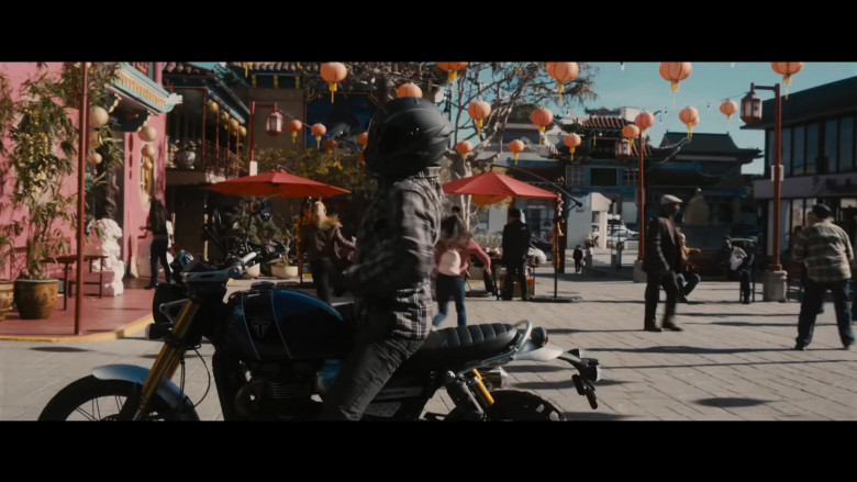 Triumph Motorcycle in Wrath of Man (2021)