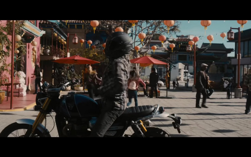 Triumph Motorcycle in Wrath of Man (2021)