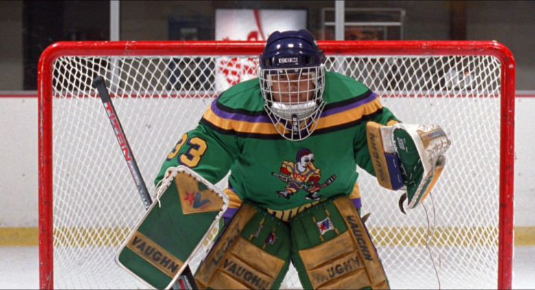 Vaughn Hockey Goalie Equipment in D2 The Mighty Ducks 1994 Movie (1)