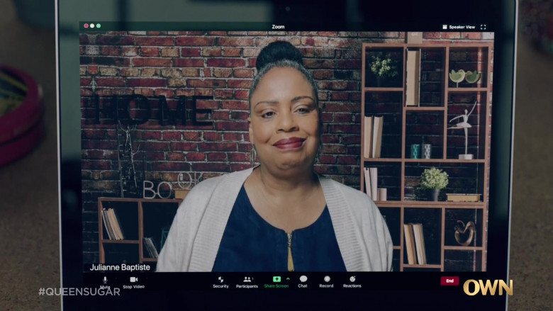 Zoom Videotelephony Software in Queen Sugar S05E09