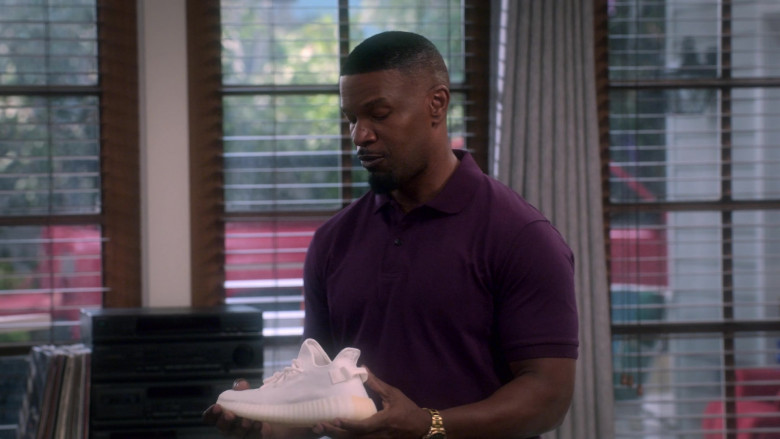 adidas Yeezy Boost 350 Sneakers of Jamie Foxx as Brian Dixon in Dad Stop Embarrassing Me! S01E03 Netflix TV Show (3)
