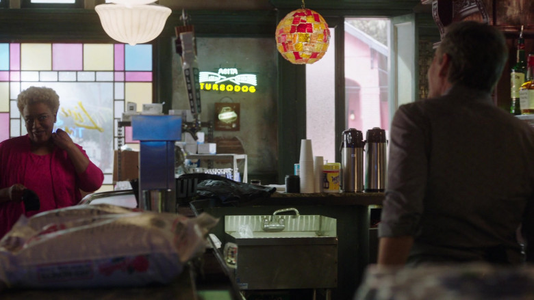 Abita Turbodog Beer Sign in NCIS New Orleans Illusions Illusions (2021)