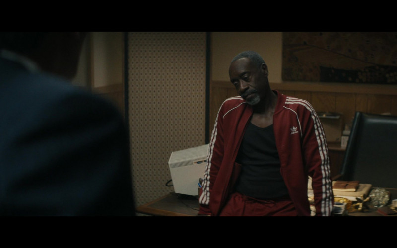 Adidas Red Tracksuit of Don Cheadle as Maurice Monroe in Black Monday S03E01 TEN! (2021)