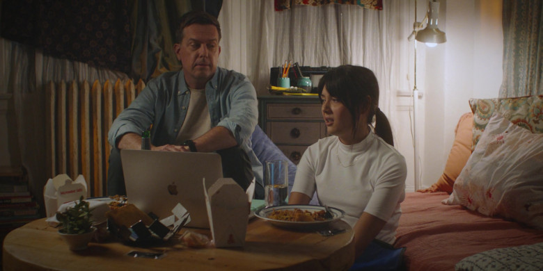 Apple MacBook Laptop of Ed Helms as Matt in Together Together Movie (1)