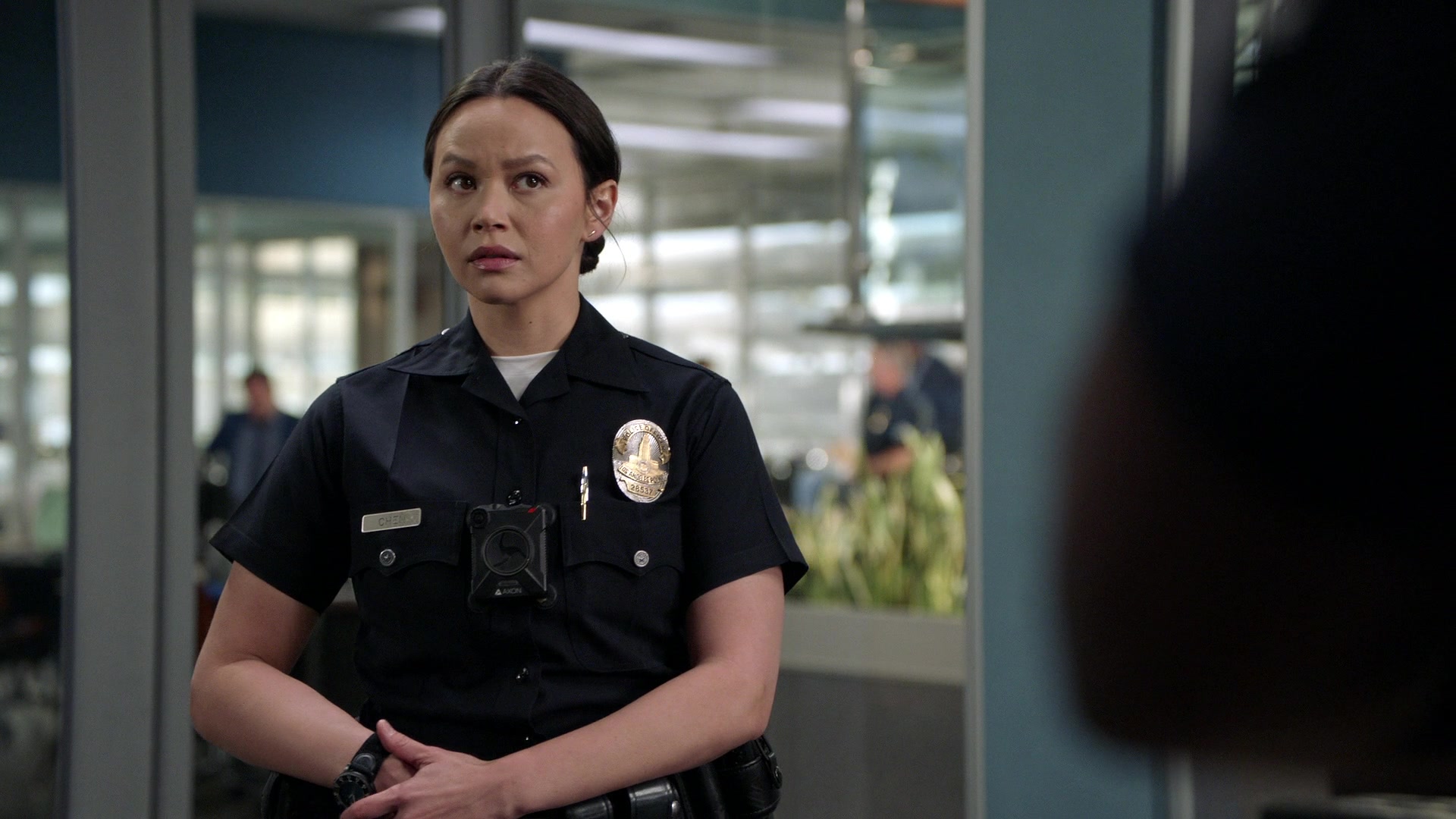 Axon Body Camera Of Melissa O'Neil As Lucy Chen In The Rookie S03E13 &...