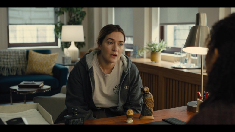 Champion Hoodie of Kate Winslet as Detective Sergeant Marianne Fahey ‘Mare’ Sheehan in Mare of Easttown S01E04