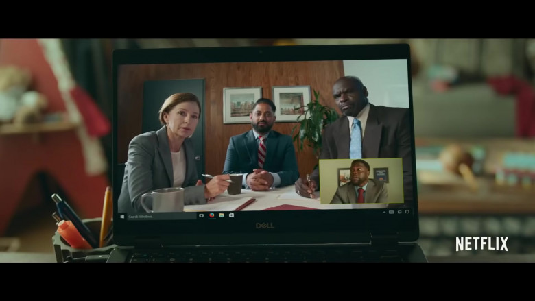 Dell Laptop of Kevin Hart as Matthew Logelin in Fatherhood (2)