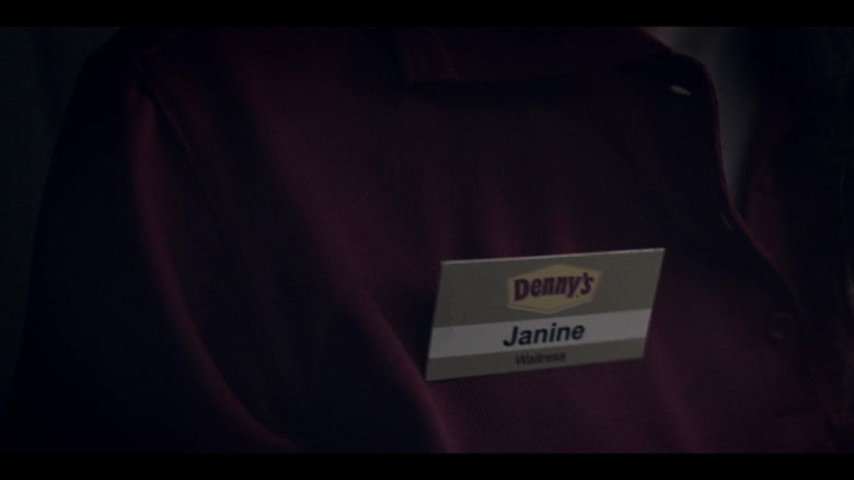 Denny's Restaurant Waitress Name Tag of Madeline Brewer as Janine in The Handmaid's Tale S04E04 TV Show (1)