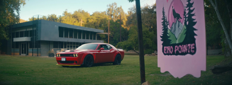 Dodge Challenger Red Car in Love Race by Machine Gun Kelly feat. Kellin Quinn (1)
