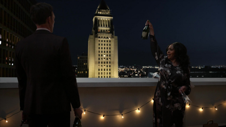 Dom Perignon Champagne Bottle Held by Simone Missick as Judge Lola Carmichael in All Rise S02E15 TV Show 2021 (1)
