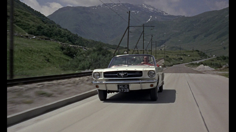 Ford Mustang Convertible Car in Goldfinger (1964)