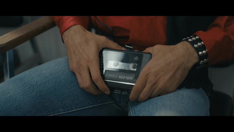 GE Portable Cassette Player in Halston E04 The Party's Over (2021)