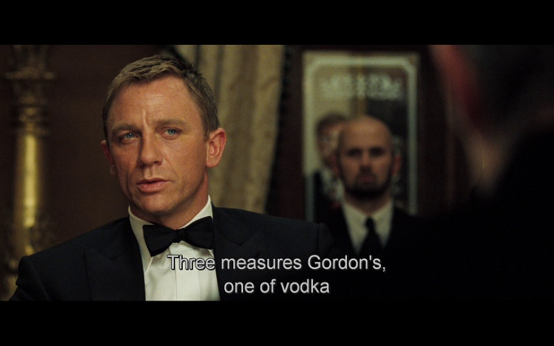 Gordon’s London Dry Gin in Casino Royale (2006)