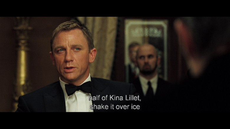 Lillet French Aperitif Wine in Casino Royale (2006)