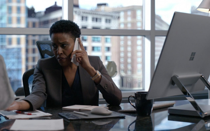 Microsoft Surface Studio All-In-One Computer of Christine Adams as Monica Slade in The Unholy (2021)