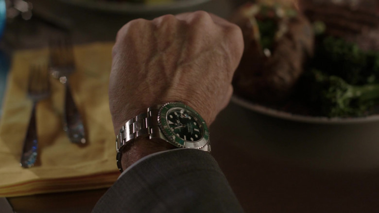 Rolex Men's Watch of Grant Show as Blake Carrington in Dynasty S04E01 That Unfortunate Dinner (2021)