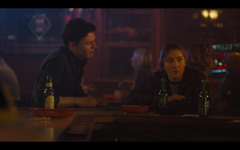 Rolling Rock Beer of Kate Winslet as Detective Sergeant Mare Sheehan in Mare of Easttown S01E03 Enter Number Two (2021)
