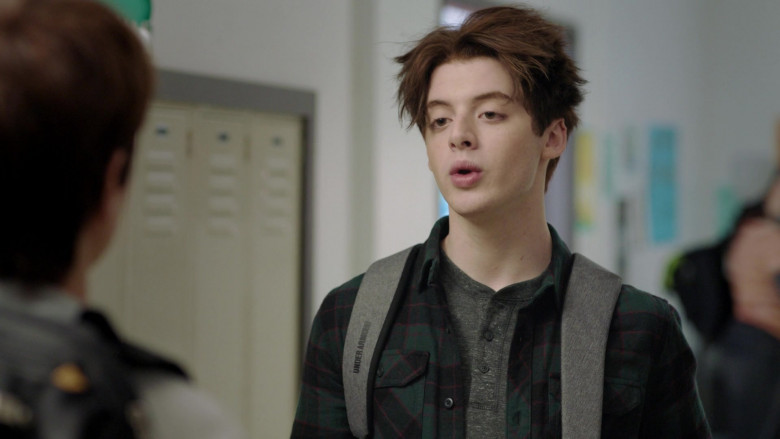 Under Armour Backpack of Thomas Barbusca as Reid in Chad S01E07 Lakehouse (2021)