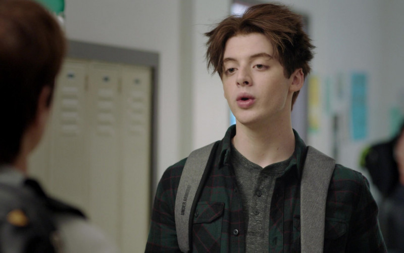 Under Armour Backpack of Thomas Barbusca as Reid in Chad S01E07 Lakehouse (2021)