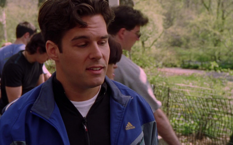 Adidas Men's Track Jacket in Sex and the City S04E06 Baby, Talk Is Cheap (2001)