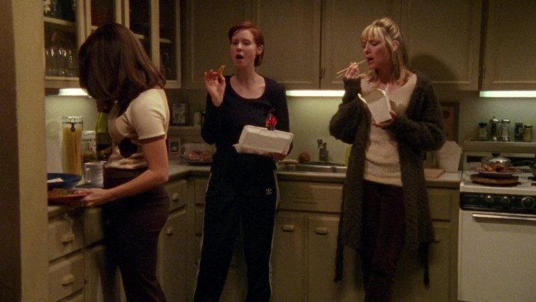 Adidas Women's Track Pants of Cynthia Nixon as Miranda Hobbes in Sex and the City S01E02 Models and Mortals (1998)