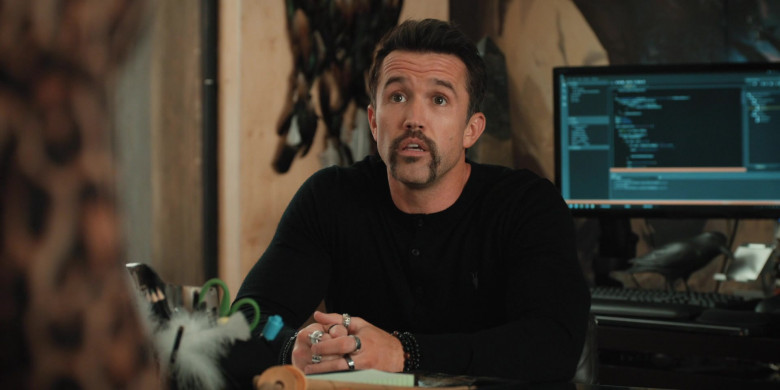 AllSaints Black Shirt Worn by Rob McElhenney as Ian Grimm, creative director in Mythic Quest S02E09 TV Show (1)